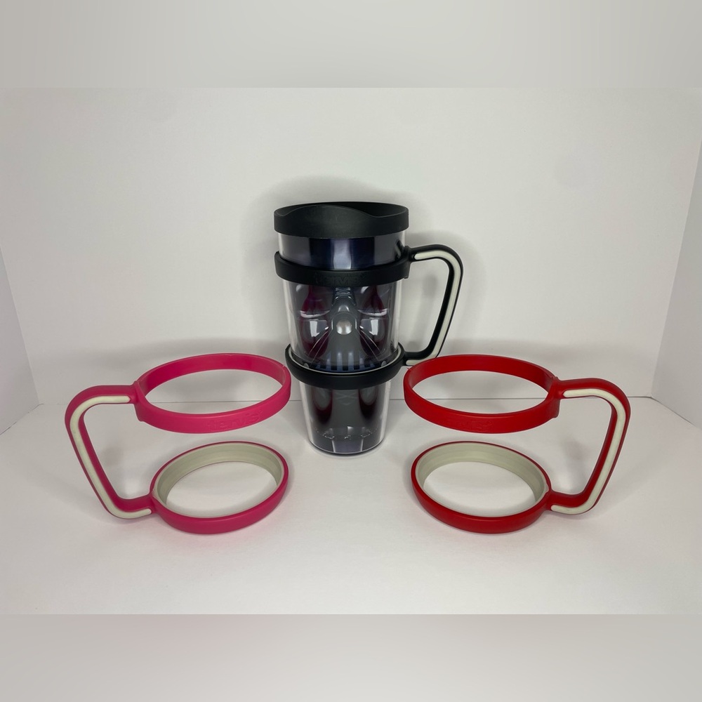 Tervis Black Darth Vader Cup - Red, Pink, and Black Handles